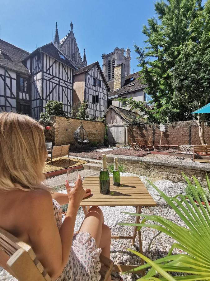 Le Chat De La Cathedrale - Calme - Jardin - Wifi Troyes Eksteriør bilde