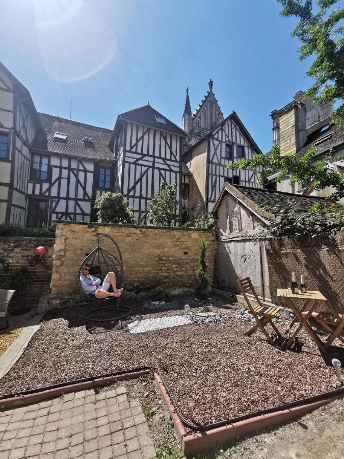 Le Chat De La Cathedrale - Calme - Jardin - Wifi Troyes Eksteriør bilde