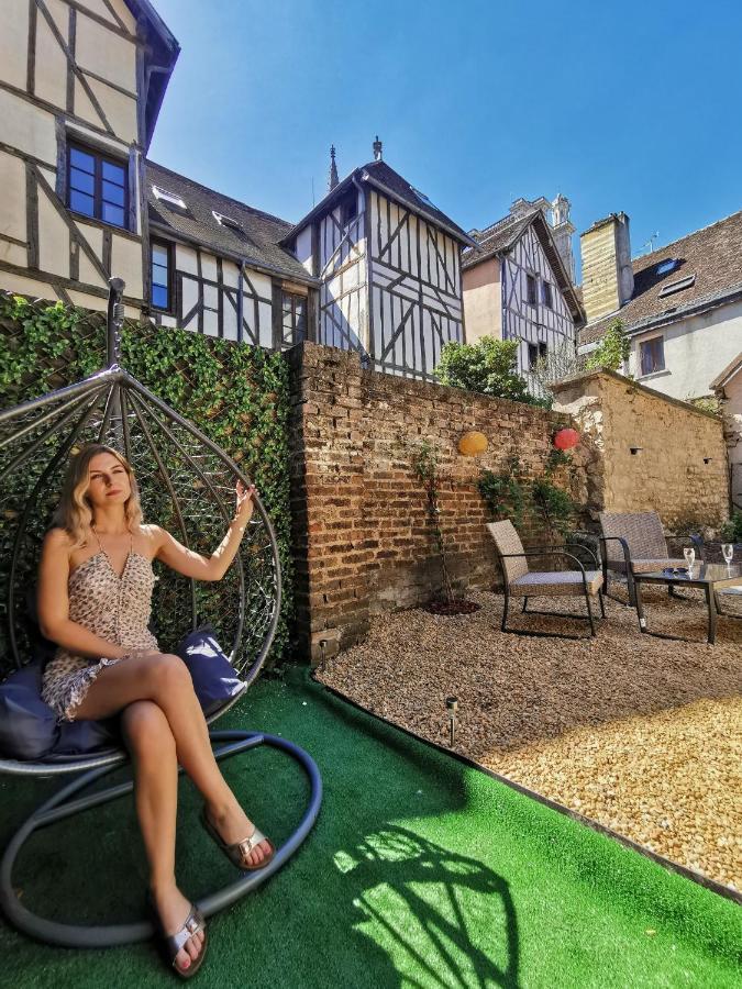 Le Chat De La Cathedrale - Calme - Jardin - Wifi Troyes Eksteriør bilde